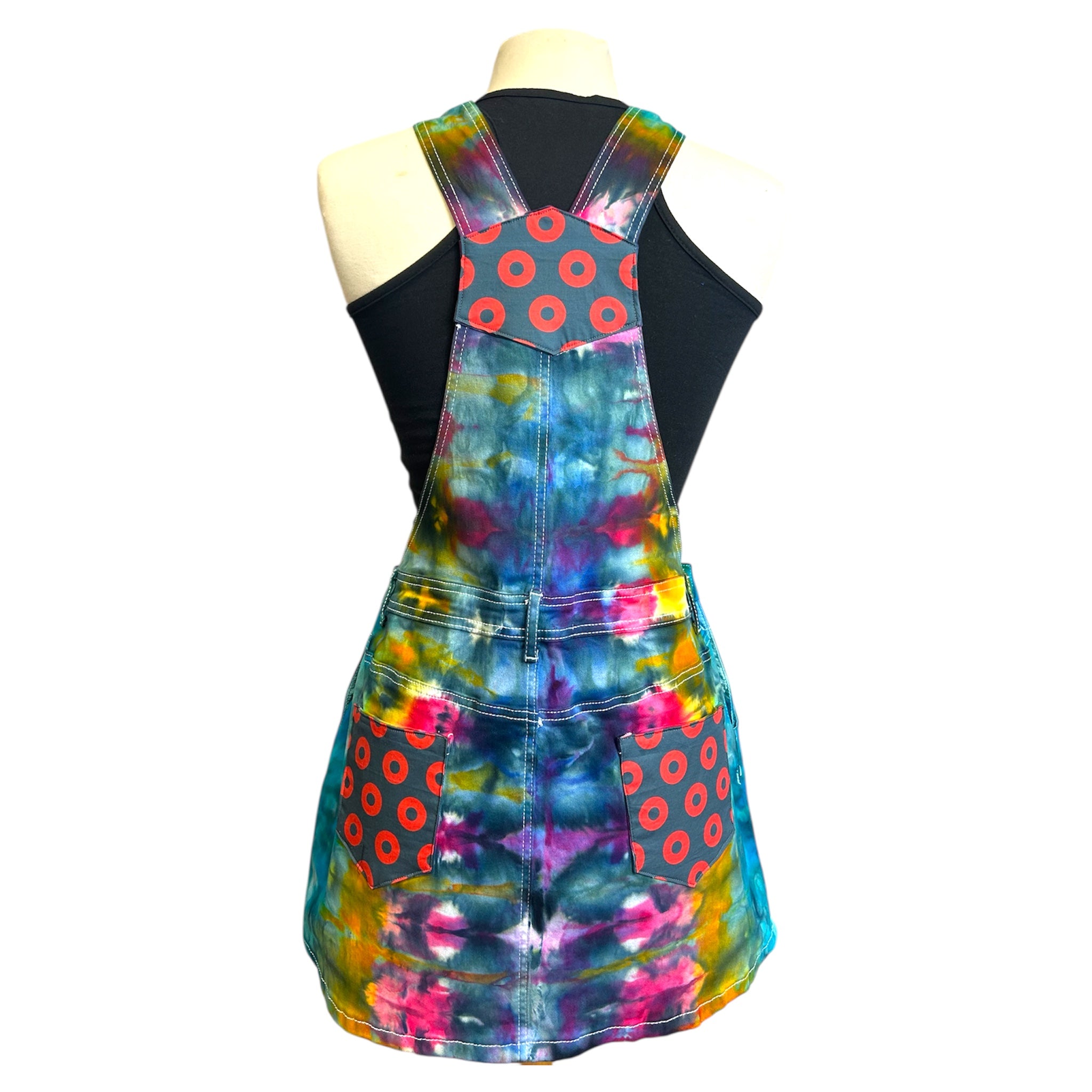 OOAK Overall Dress with Phish Donuts #1