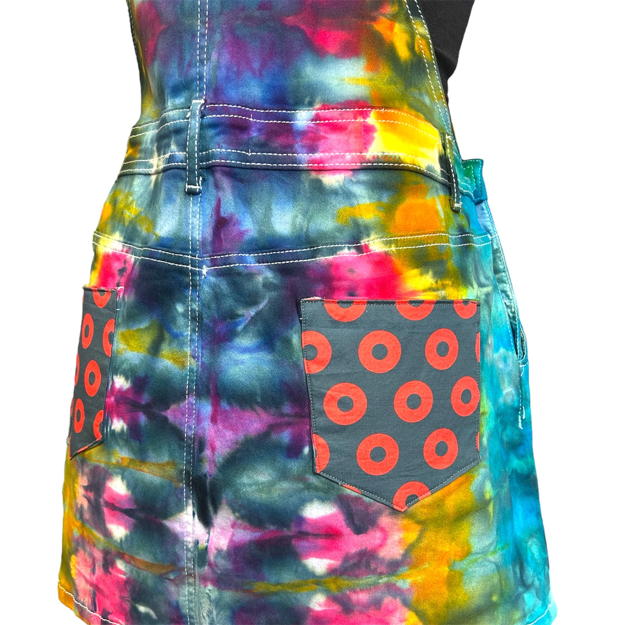 OOAK Overall Dress with Phish Donuts #1