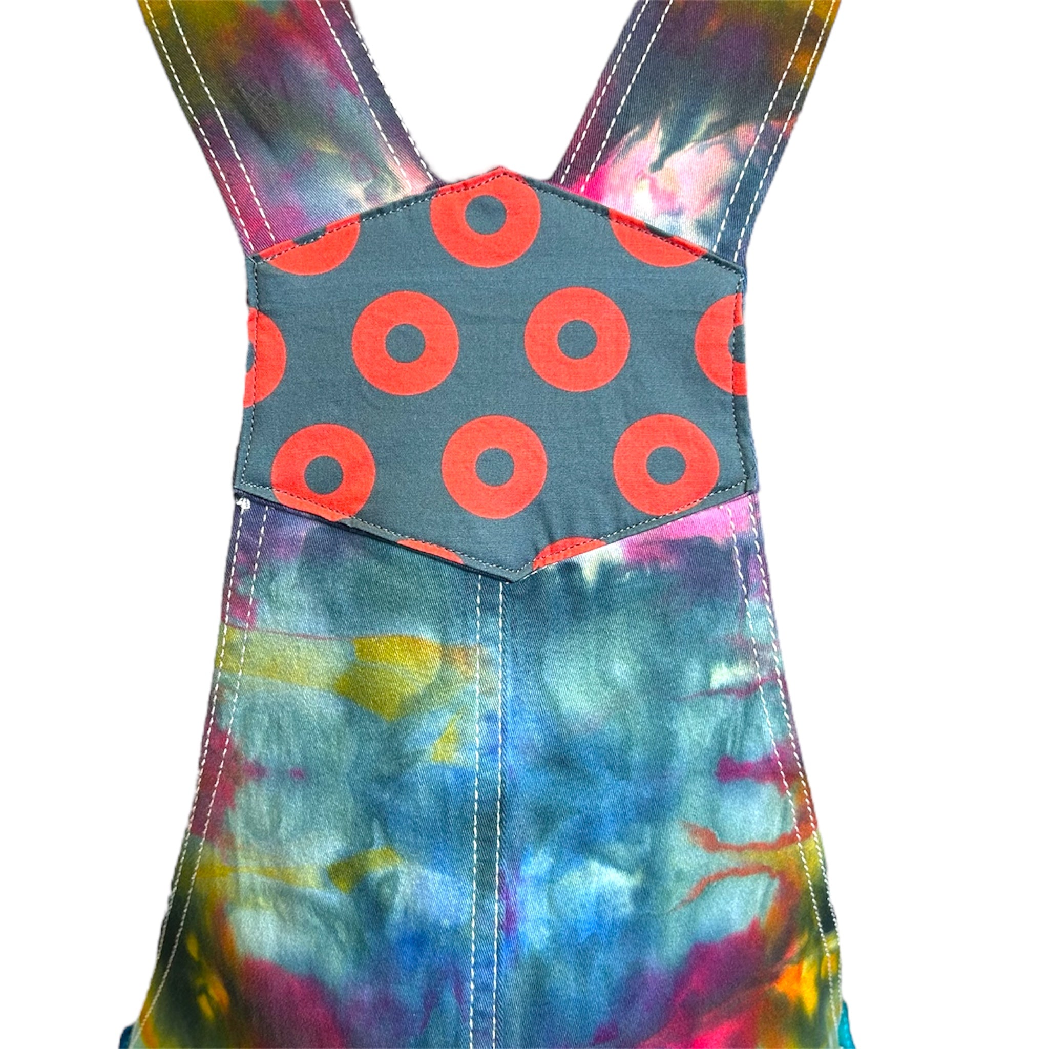 OOAK Overall Dress with Phish Donuts #1