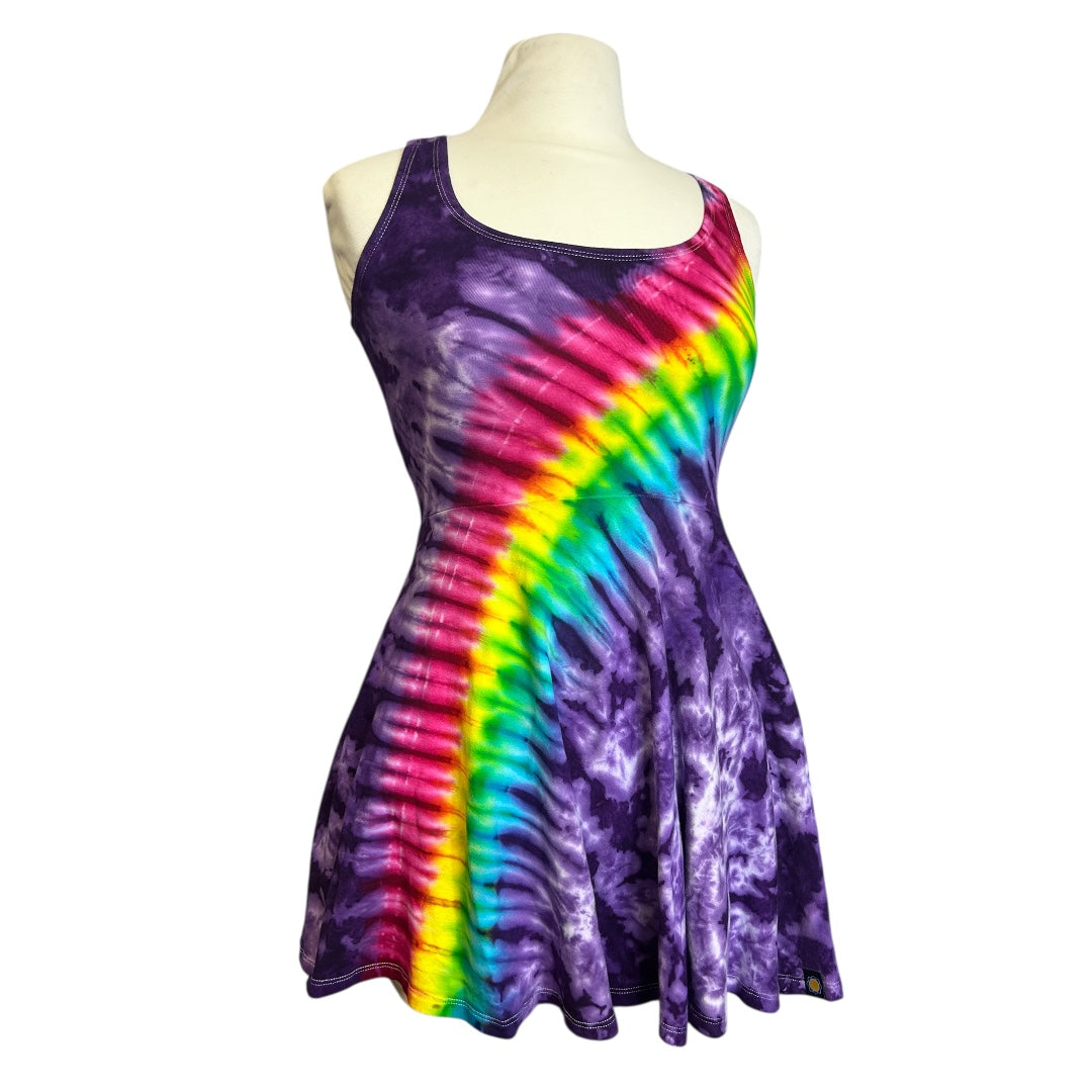 Over the Rainbow Skater Dress in Purple