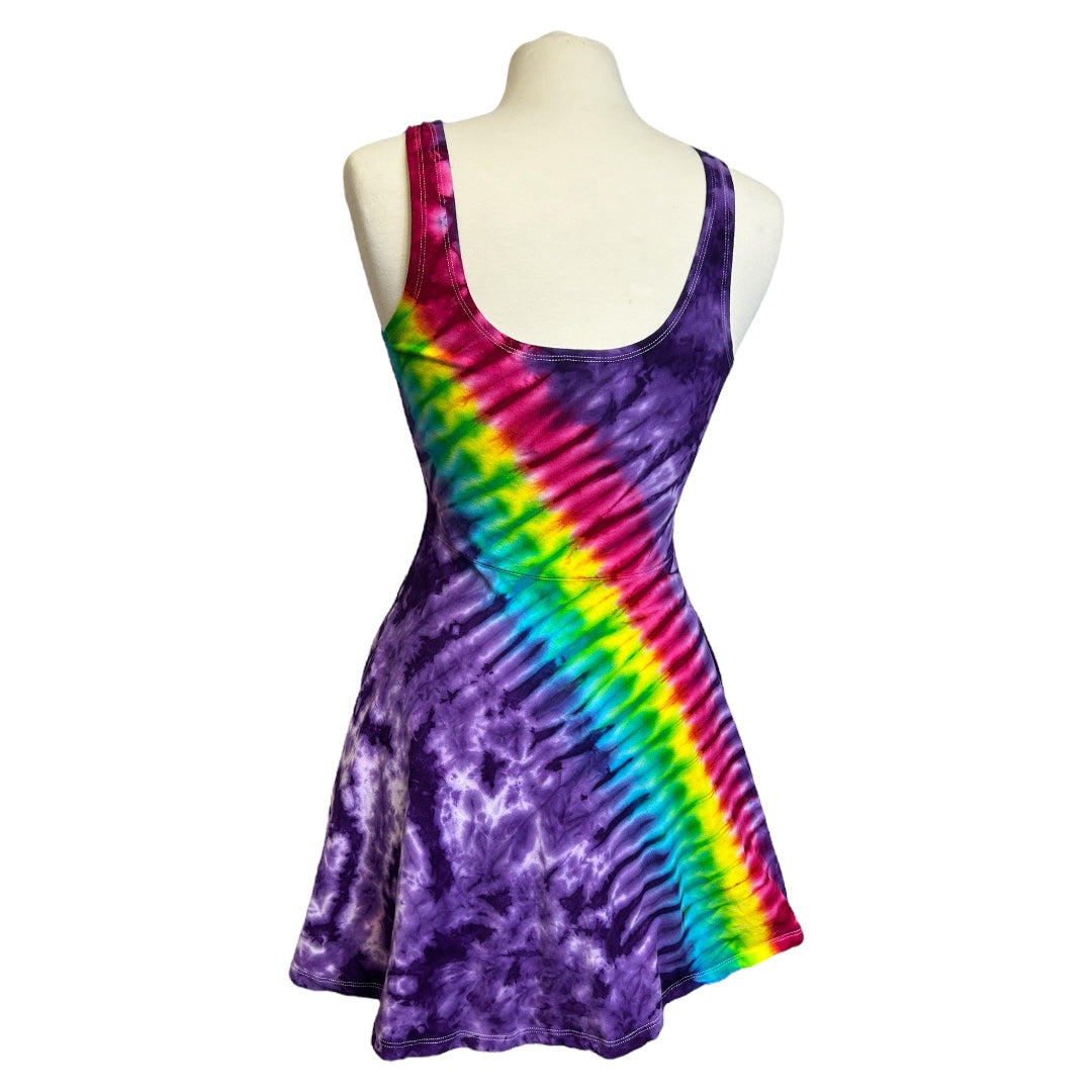 Over the Rainbow Skater Dress in Purple