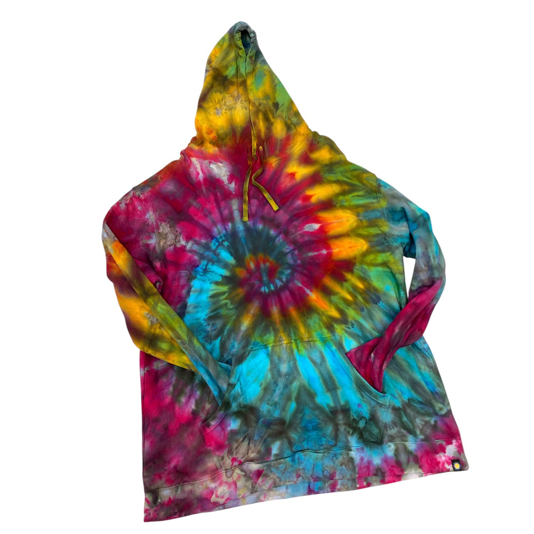 Teal Rainbow Swirl 3X