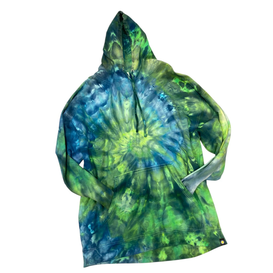 Earthy Blue Green Swirl 4X