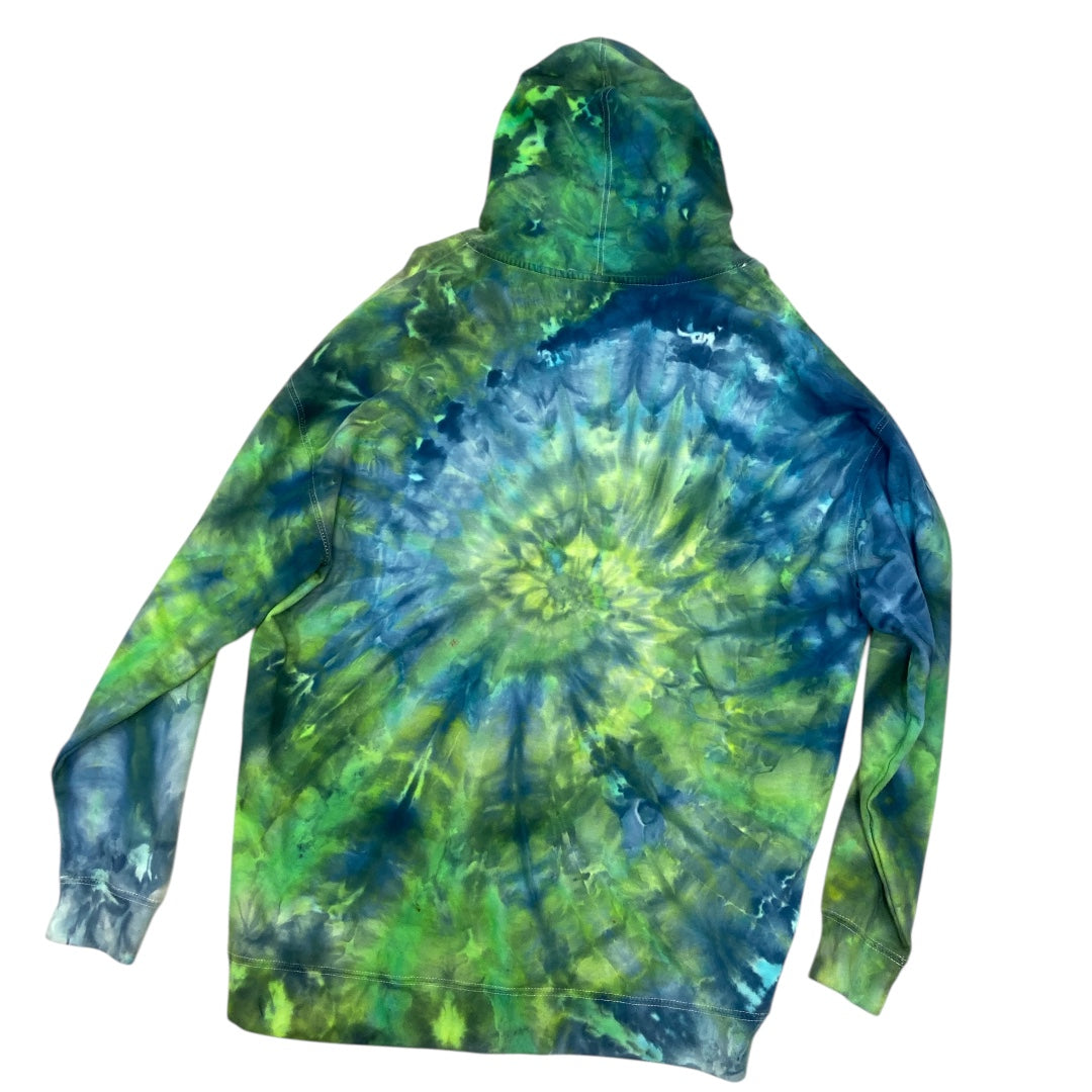 Earthy Blue Green Swirl 4X