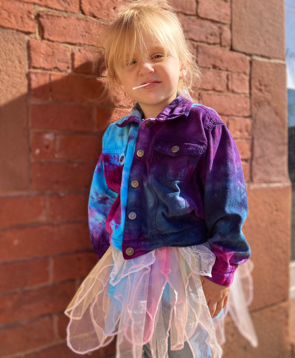 Mini Raspberry Purple Mini Jean Jacket | Raspberry Purple Lollipop – Soulshine Maine
